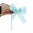 thumbnail image 5 of Unique Bargains 1 Pc Solid Bow Ribbon Duckbill Hair Clips Hairdo Clip Blue, 5 of 5