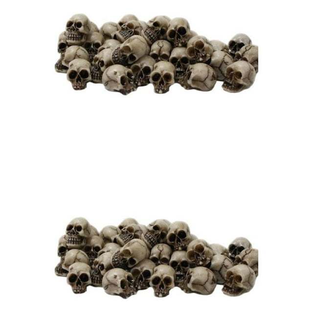 Guardoinrt 20pcs/set Realistic Skeleton Skulls For Halloween Decoration - Lightweight And Portable Thick 20pcs 2Set