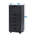 thumbnail image 5 of Naomi Home 6-Drawer Storage Cabinet for Vanity or Bedroom, Black, 1 Unit, 5 of 9