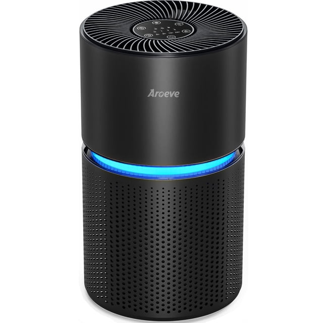 AROEVE - Purificadores de aire para el hogar, gran cobertura de habitación de hasta 1095 pies cuadrados, impresionante filtración, elimina el polvo, caspa de mascotas, polen para oficina, recámara,