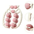 thumbnail image 6 of Dualoai Leg Massager Roller Foam Roller 360 Degree Deep Tissue Massage Tool 15 Point for Pink, 6 of 9