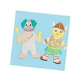 thumbnail image 3 of 12PCS Paper Cutout Blank Doll Shape DIY Painting Toy Paper Craft for Children, 3 of 9