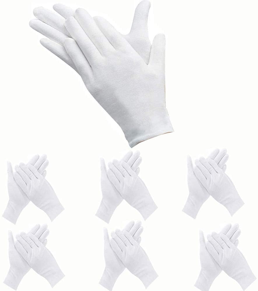 Craft Supplies & Tools 2 Pairs of Lightweight White Inspection Cotton Work Gloves 