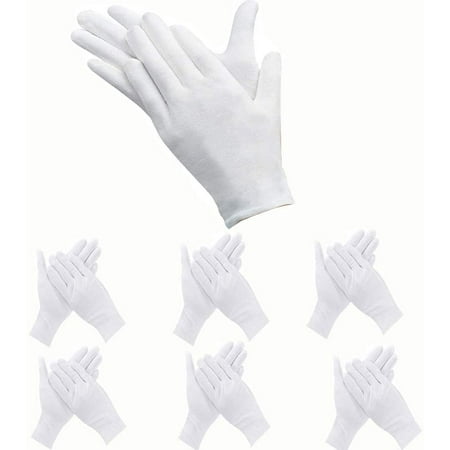 

30 Pairs Uniform Marching Band White Cotton work Gloves - Size M Sale 4878