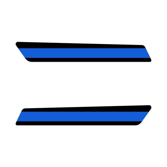 Kustom Cycle Parts Blue Line Saddlebag Inserts! Sold in pairs. Fits Harley Davidson Touring Models. Street Glides Road Glides Road King Ultra. Made in USA (2014 and Newer Touring)