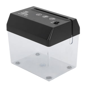 Mini Paper Shredder, Portable Paper Shredder 3 Position Sliding Switch with Non Slip Foam for Desktop