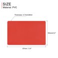 thumbnail image 3 of Uxcell Blank Cards Red Plastic Card 28mil for ID Badge Printer, Graphic Quality, Pack of 50, 3 of 4