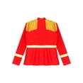 thumbnail image 3 of iiniim Kids Boys Girls Halloween Red Circus Ringmaster Drum Majorette America Coat Red 6, 3 of 7