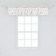 thumbnail image 2 of Ambesonne Fruits Window Valance, Tropical Pineapples Cherries, 54" X 12", Pale Pink Mint Green, 2 of 3