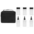 thumbnail image 1 of - Frascos de especias para acampar, botella, contenedor de especias, latas de sales, especias transparentes para azúcar, granos de café, parrilla al a Negro, 1 of 5