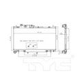 thumbnail image 4 of TYC 13460 Radiator Assembly For 15-19 Subaru Legacy Outback, 4 of 4