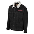 thumbnail image 2 of Men's Colosseum x Wrangler Charcoal Oklahoma Sooners Western Button-Up Denim Jacket, 2 of 3