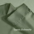 thumbnail image 6 of Forest Green Sheer Curtains 96inches Long for Living Room, Grommet Voile Sheer Light Filtering Window Treatments for Bedroom, Sage Green, W54 x L96, Set of 2, 6 of 7