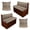 Boho Tribal Elephant Brown, variant on SCRAWLGOD 6 Pcs RV Dinette Cushion Covers Elastic Camper Couch Cushion Slipcovers Replacement Futon Furniture Protector for Sofa Bed, Boho Tribal Feather Arrow