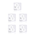 thumbnail image 3 of Wosthever Regla de diseño hueco para acolchado de tela transparente, plantillas de posicionamiento para máquina de coser, herramientas de No.08 5Conjunto, 3 of 6