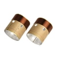 thumbnail image 3 of Mosiee 2 Pcs 25.5Mm-75.5Mm Fil de Cuivre Rond à 2 Couches Pièces de Réparation de Bobine Vocale Accessoire de Bobine Vocale pour Subwoofer 8/10/12/15 Pouces, 3 of 9
