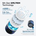 thumbnail image 3 of Hydrogen Water Bottle,  4000ppb Hydrogen Water Bottles Generator Machine with Gen5 SPE/PEM Technology, Portable Athletic Performance Alkaline Water Bottle, with Dupont Membrane, OLED Display, 3 of 6