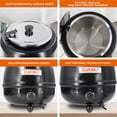 thumbnail image 4 of Hakka 11Qt Soup Warmer Commercial Soup Kettle Warmer with Hinged Lid and Detachable Stainless Steel Pot, 4 of 7