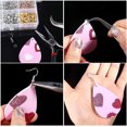 thumbnail image 3 of 2500 Uds Ganchos para pendientes Kit para hacer pendientes Ganchos para pendientes para hacer joyas con anillos de salto Alicates para la espalda Pinzas Abridor de anillos para joyería M, 3 of 5