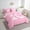 Pink, variant on Erosebridal Monogrammed K Bedding Sets Twin Size, Initial Letter Comforter Sets with Sheets, Pink Bow Reversible Bed Set, Super Cozy Bedroom Decor, 7-Piece