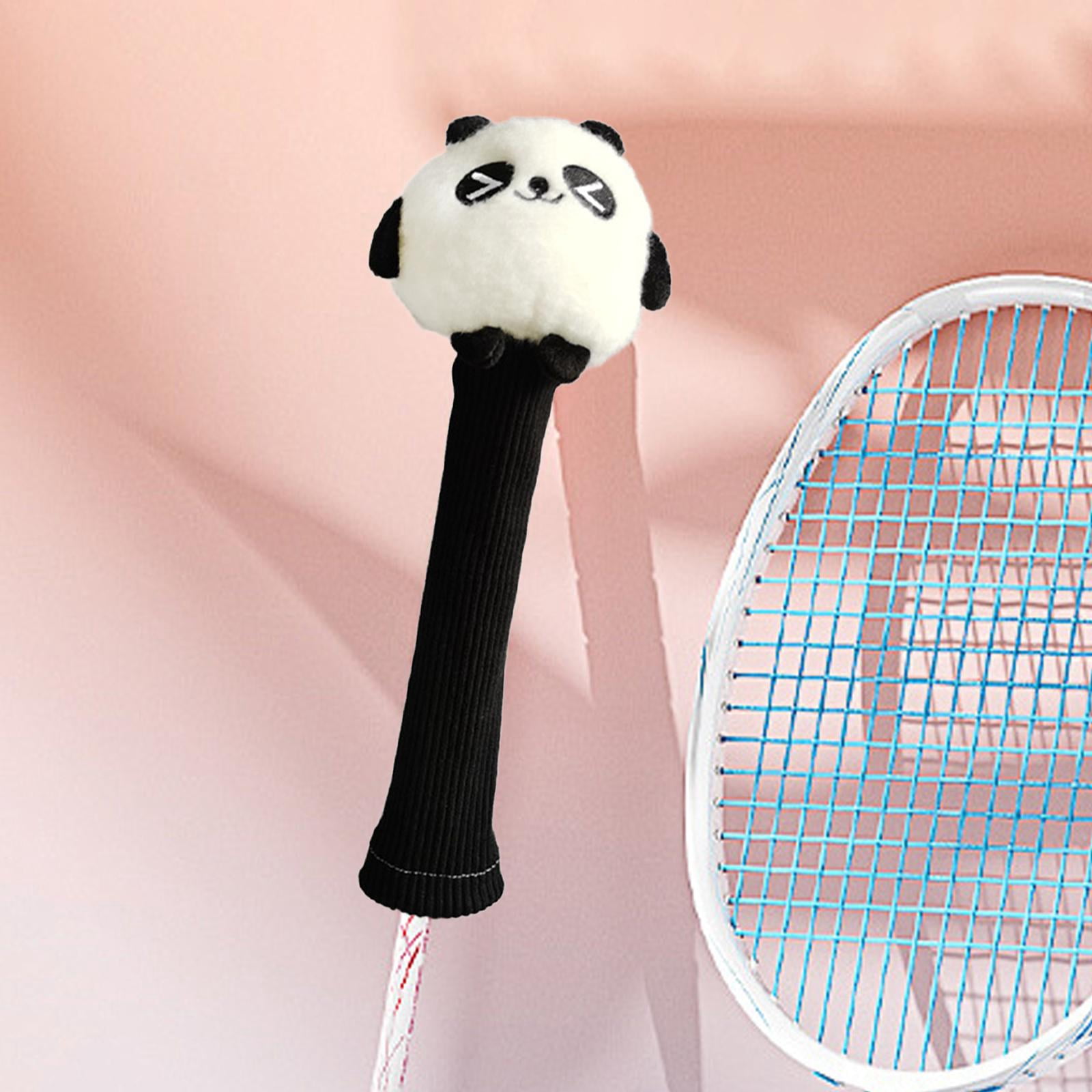harayaa Badminton Racket Handle Cover, Decorative Knitting Tennis Racquet Grip Badminton Style A