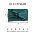 thumbnail image 2 of KEGKUO 10 PCS Women Headbands African Wide Hair Wrap Extra Turban Head Bands for Lady Large Sport Workout Stretch Non-slip Big Hair Bands, Combination B, 2 of 7