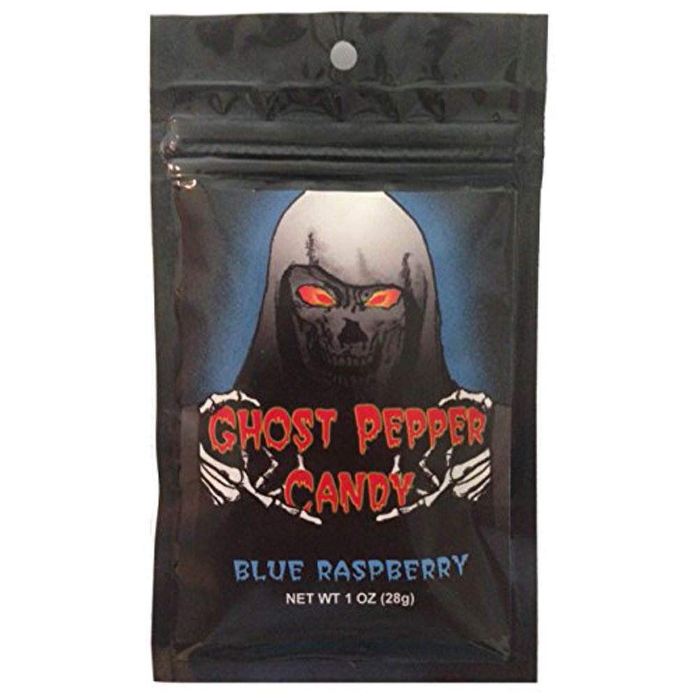 Blue Raspberry Ghost Pepper Candy