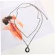 thumbnail image 4 of CRILSTYLEO Collar Bohemio Multilayer En Color Con Colgante De Piedra Ideal Para Mujer Y Eventos, 4 of 6