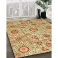 thumbnail image 2 of Ahgly Company Indoor Round Abstract Red Abstract Area Rugs, 5' Round, 2 of 6