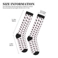 thumbnail image 2 of Compression Socks for Women and Men - Elk Moose cartoon cute Compression Socks Circulation for Workout, 2 of 8