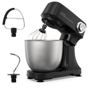 4.8 Qt Electric Stand Mixer with 12 Speed Settings, Lightweight And Portable Kitchen Mixer for Everyday Use, Includes Egg Whisk, Dough Hook, And Flat Beater