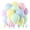 C, variant on 100 Pcs 12 Inch Rainbow Mixed Latex Balloons, Helium Party Balloons with Ribbon, Thick Durable Balloons for Wedding, Birthday, Baby Shower, Graduation Decor (Rainbow Mixed)