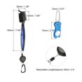 thumbnail image 2 of Uxcell Double Sided Retractable Dust Groove Cleaner with Divot Tool Golf Club Brush Blue, 2 of 6