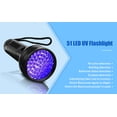 thumbnail image 4 of UV Flashlight Black Light 51 LED 395 nM Ultraviolet Blacklight Flashlite, 4 of 4