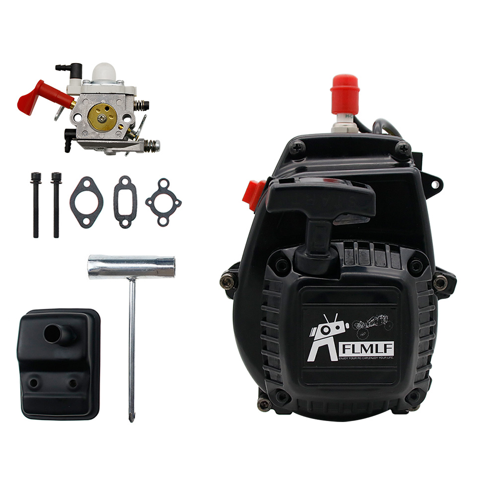 FLMLF Motor de 2 Tiempos 32CC para Coche Hpi Baja FG REDCAT HSP Carbon Fighter ROVAN Kingmotor 1/5 2