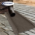 thumbnail image 4 of Suncast Outdoor Decorative Rain Gutter Downspout Splash Block, Java (4 Pack), 4 of 7