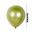 thumbnail image 2 of 50PCS Metallic Green Balloons 12 Inch Small Party Decoration Latex Style Plastic Balloons for Arch Garland, 2 of 5