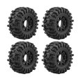 thumbnail image 3 of 4 Pieces RC Car Tires Simulation Wheel Tire Plastic Rubber Material for 1/10 Scale Model DIY Enthusiasts, 3 of 9