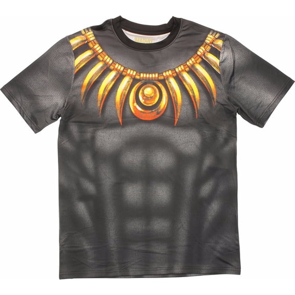 Black Panther Costume Marvel Comics Officially Licensed Sublimated Adult Shirt