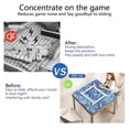 thumbnail image 5 of Traditional Boho Pattern Anti-Skid Rubber Table Topper 31.5x31.5 Inch Mahjong Playing Mat with Quiet Surface for Card Games Board Games and Game Nights, 5 of 7