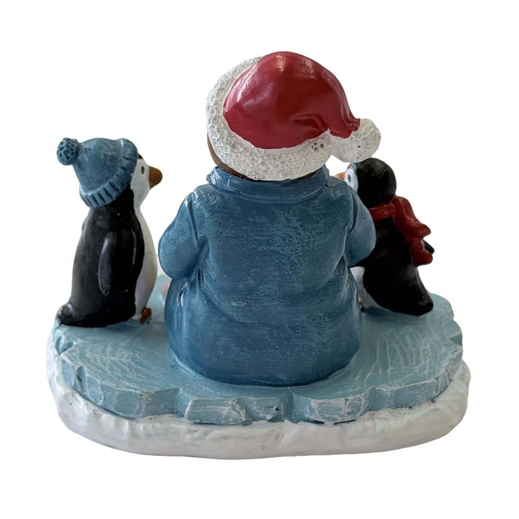 Waddle and Tusk Christmas Village Decorative Figurine, Multicolor, 3", by Holiday Time