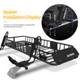 thumbnail image 5 of AVENN Universal 64" x 23" x 6" Cargo Basket Roof Rack with Rooftop Cargo Bag & J-Crossbar Kayak Carrier, 5 of 7