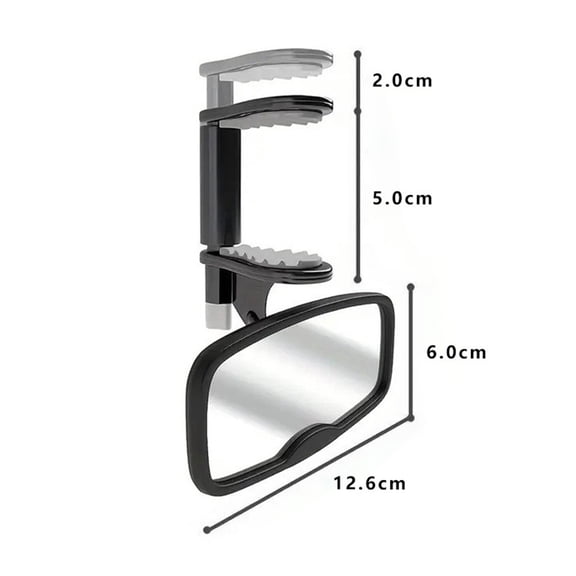 Forward Facing Baby Car Mirror - Clip On Car Mirror for Baby, Shatterproof & Shakeproof, Newborn Essentials