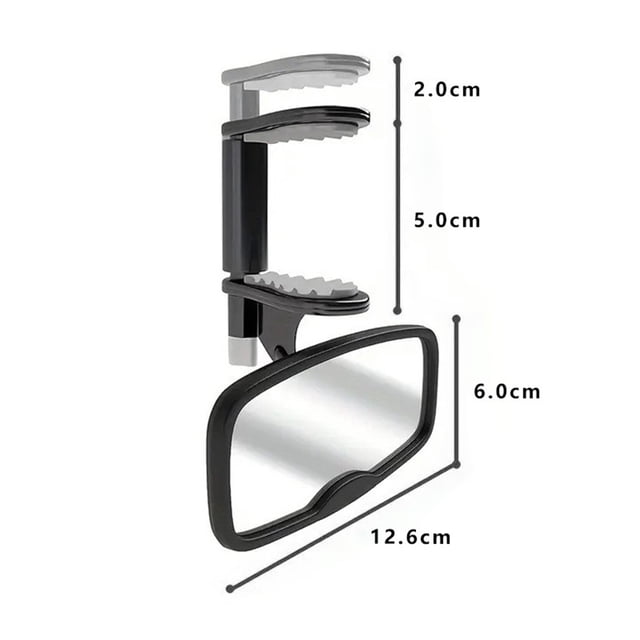 Forward Facing Baby Car Mirror - Clip On Car Mirror for Baby, Shatterproof & Shakeproof, Newborn Essentials