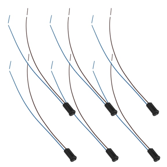 6 Pcs Miniature Lamp Holder Reliable LED Bulb Socket for DIY Lighting Projects Easy Installation G4 Light Bulb Socket Base Low Voltage Lamp Holder Socket