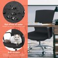 thumbnail image 3 of BESTYASH Universal Black Office Chair Cover Stretchable Protector Slipcover for Rotating Computer Chairs, 3 of 6