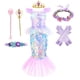 thumbnail image 1 of Disfraz de la Sirenita Ariel para niños y niñas, vestido de fiesta de cumpleaños, Halloween Fivean unisex, 1 of 2