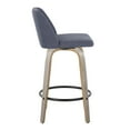 thumbnail image 5 of Toriano Counter Stools for Kitchen Counter, Counter Height Chairs, Bar Stools Set of 2, Counter Height Chairs, Bar Stools For Kitchen Island (Blue Fabric), 5 of 6