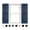 004 Bedford Blue, variant on Polaris Vinyl Open Louver Shutters (1 Pair)