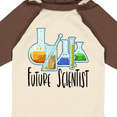 thumbnail image 4 of Inktastic Future Scientist with Beakers, Test Tubes and Formulas Boys or Girls Long Sleeve Baby Bodysuit, 4 of 5